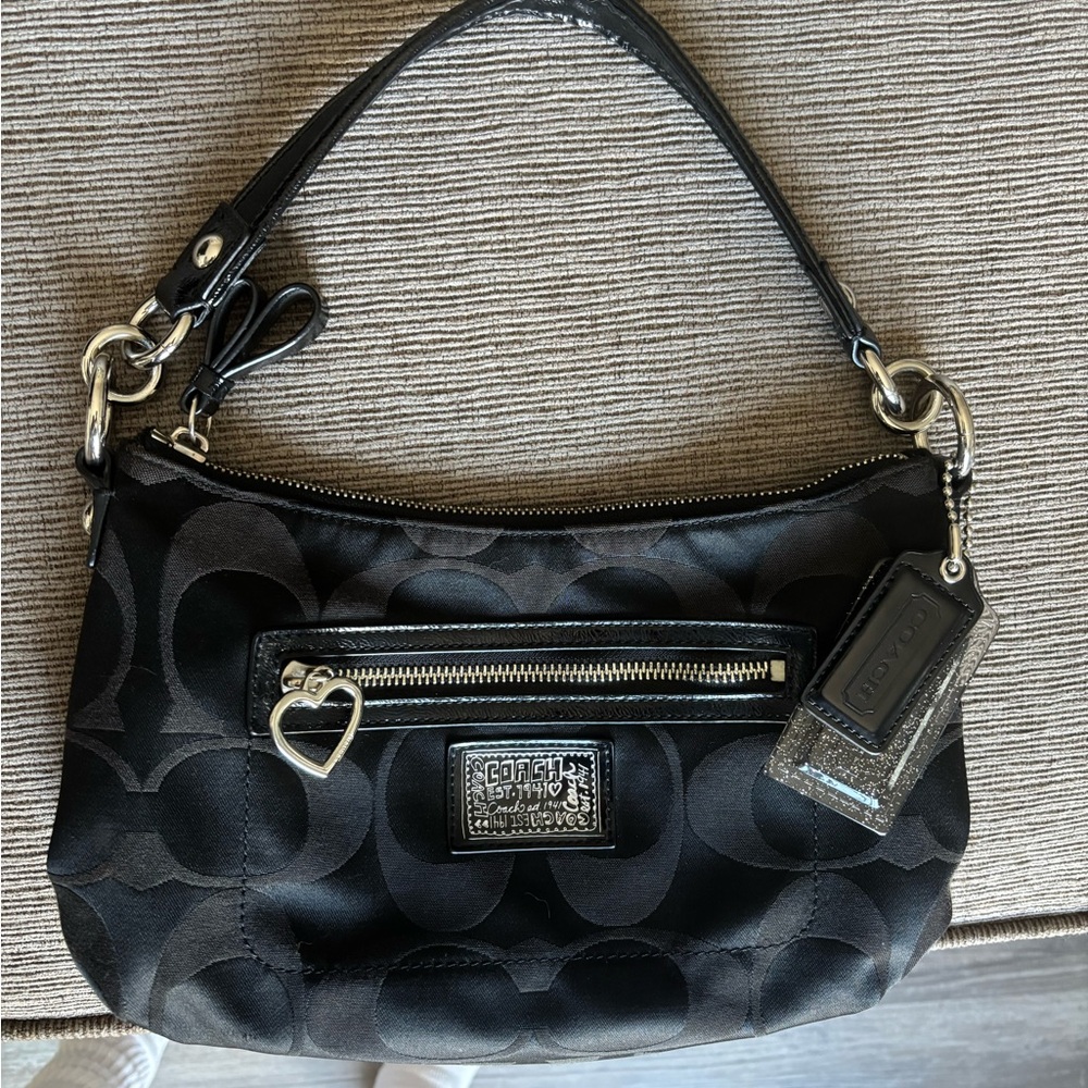 COACH BLACK POPPY BAG